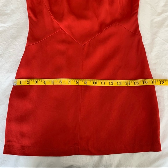 Reiss Tara Crossover Back Mini Dress in Red - Picture 10 of 16